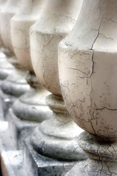 This photo of antique "patterned" architectural elements was taken by Sao Paulo, Brazil photographer Rodolfo Clix.